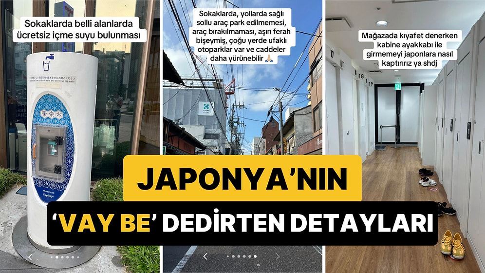 Japonya'da Türkiye'den Farklı ama Bir O Kadar da Mantıklı Olan Şeyler!