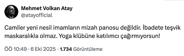 Tabii panoları eleştiren de oldu.