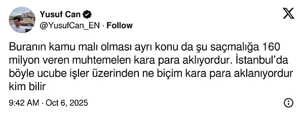 Tabii yaklaşık 4 milyon dolarlık fiyat da sorgulandı.