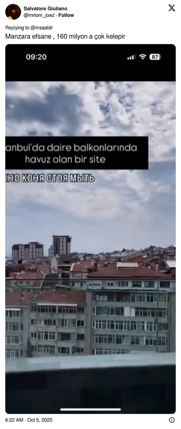 Kent manzarası da öne çıkarıldı.