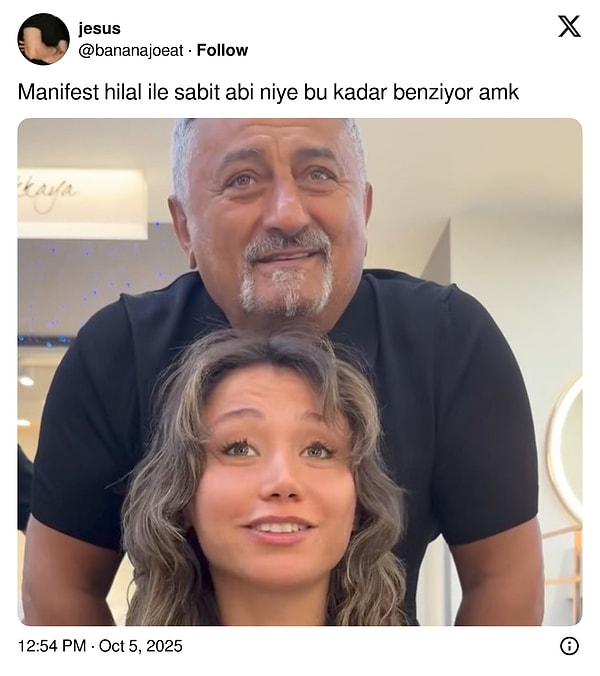 Kızı olsa bu kadar benzer.