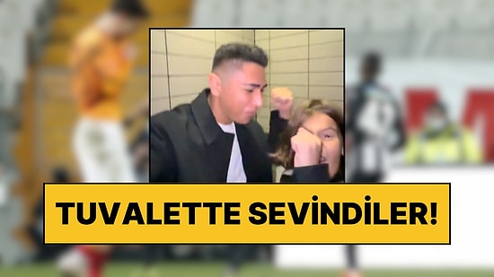 Derbiyi Galatasaray Tribününde İzleyen Beşiktaşlı Minik Taraftar, Golden Sonra Sevinmek İçin Tuvalete Gitti!