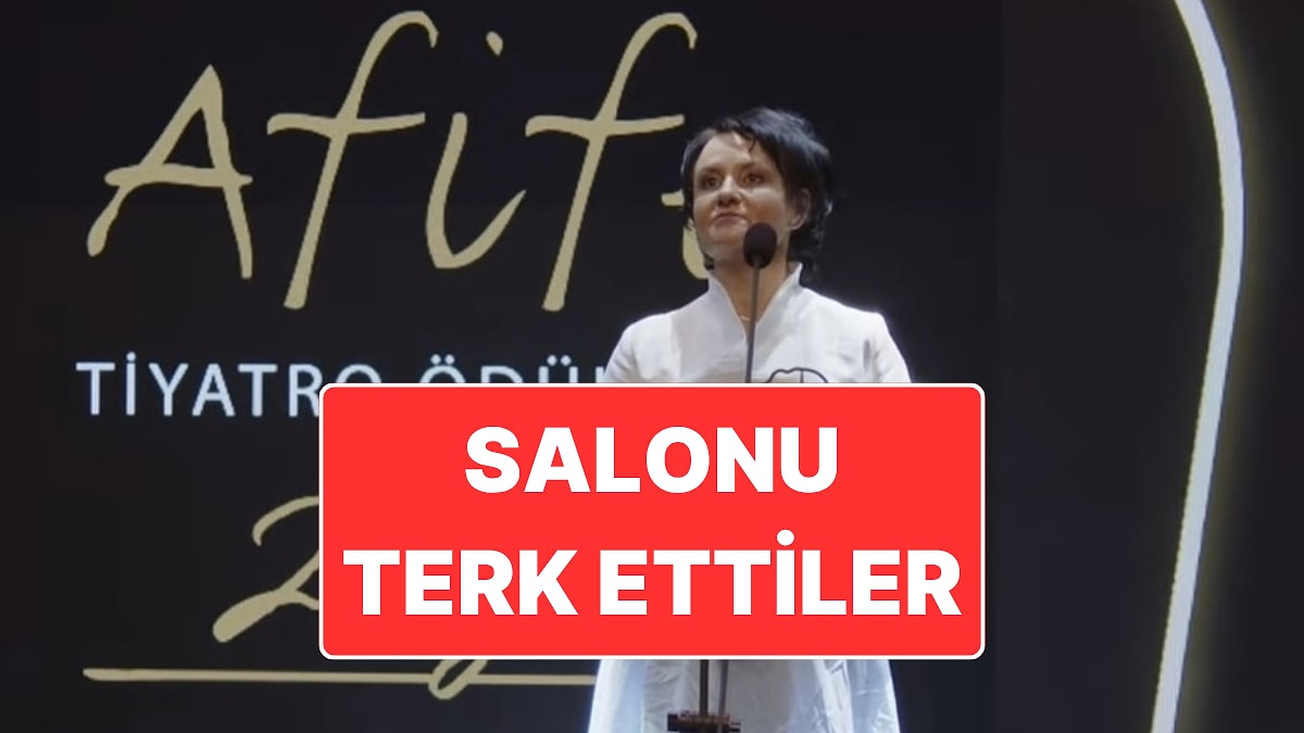 Afife Tiyatro Ödülleri’nde Tamer Karadağlı Protestosu: Seyirciler Salonu Terk Etti