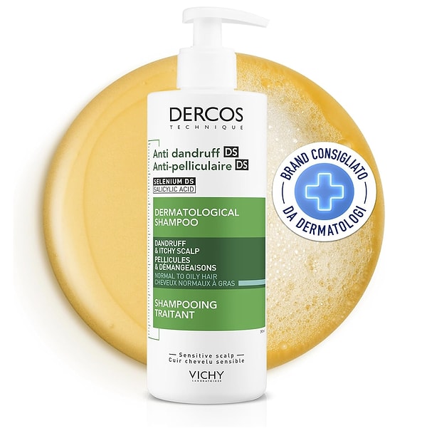 Vıchy Shampooıng Antı-Pel Gras 390 Ml Normal/Yağlı Saçlar İçin
