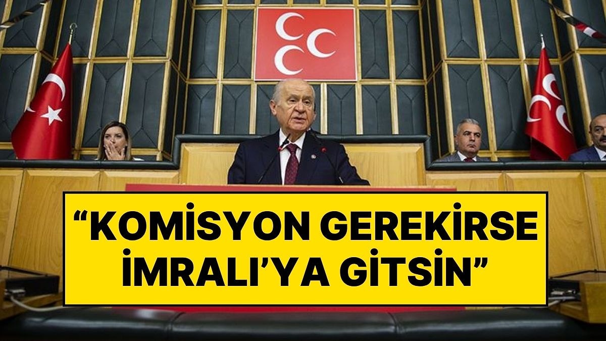 Devlet Bahçeli: “Terörsüz Türkiye Komisyonu İmralı’ya Gitsin”