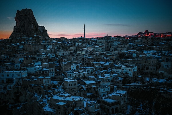 6. Watching the Sunset from Uçhisar Castle