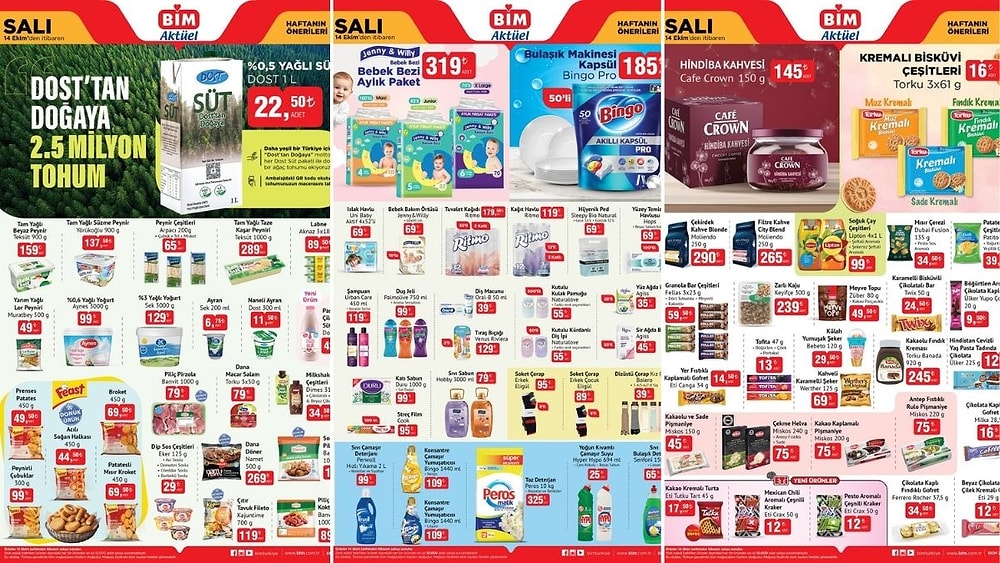 14 Ekim 2025 BİM Aktüel Haftanın Önerileri Kataloğu
