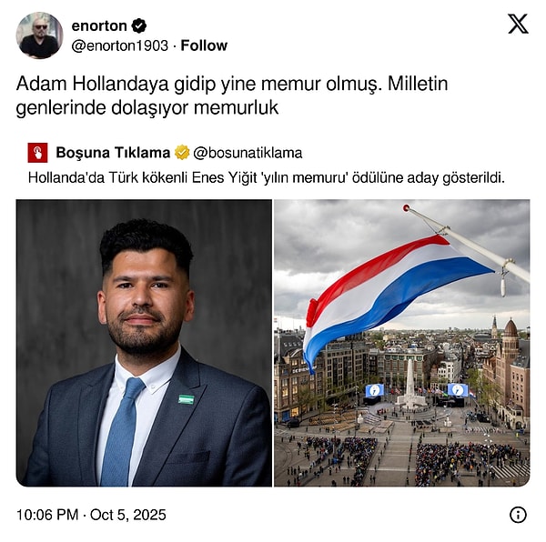 Biz memuriyet ülkesiyiz.