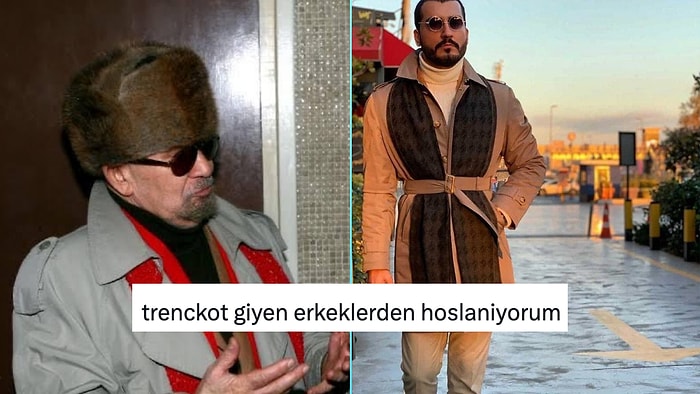 Havaların Serinlemesiyle Esen Trençkot Rüzgarını Mizaha Çeviren Kişiler