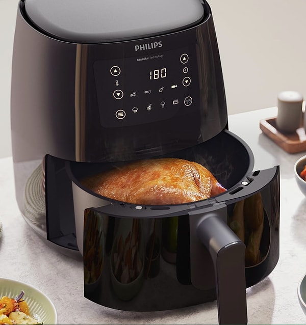Philips Airfryer Fritöz, 0.8 kg, 4.1 L Kapasite