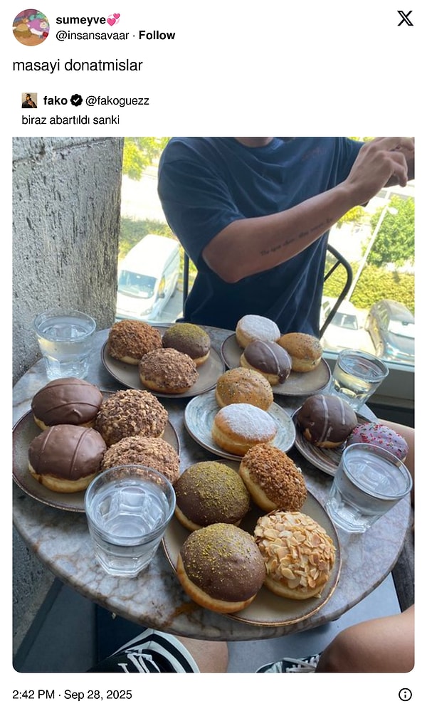 Donutmuşlar diyecektin.