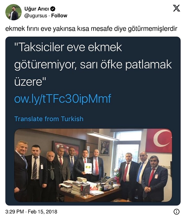 İronisi boldu.