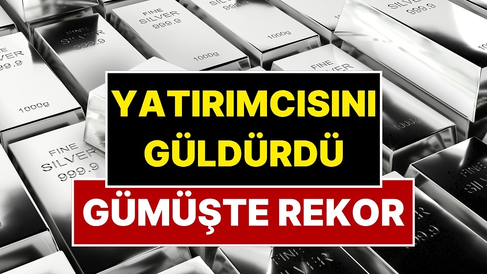 Altından Sonra Gümüşten de Rekor Geldi! Gümüş Tarihinin En Görkemli Günlerini Yaşıyor