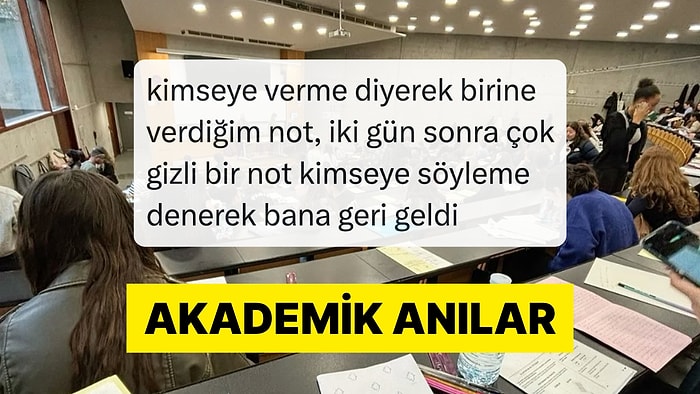 Üniversite Hayatlarında Karşılaştıkları İlginç Durumları Büyük Şevkle Anlatan Kişiler