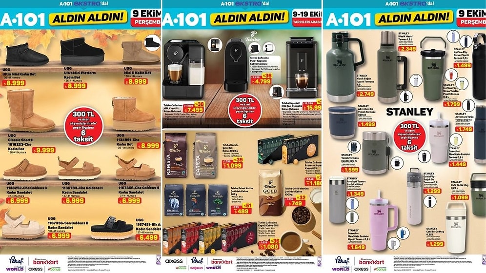 A101'e UGG Bot Çeşitleri Geliyor! 9 Ekim 2025 İnternete Özel Aldın Aldın Kataloğu