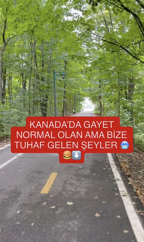 Instagram'da @kanadada__yasam kullanıcı adını kullanan bir içerik üreticisi, Kanada’da sıradan olan ama Türkiye’de duysak şaşıracağımız şeyleri tek tek sıraladı.
