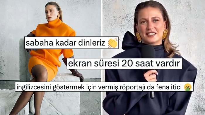 Ünlü Bir Dergi İçin Röportaj Veren Serenay Sarıkaya İngilizcesiyle X'te Tartışma Yarattı!