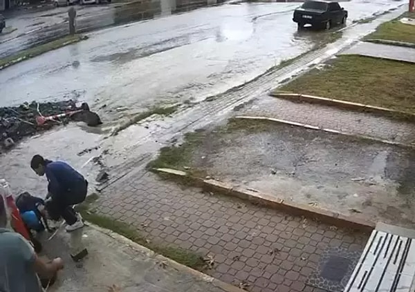 Esnafın yardımıyla kurtuldu.