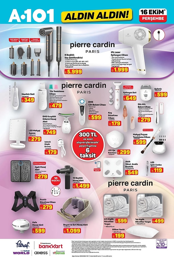 Pierre Cardin 8 Başlıklı Saç Şekillendirici 5.999 TL