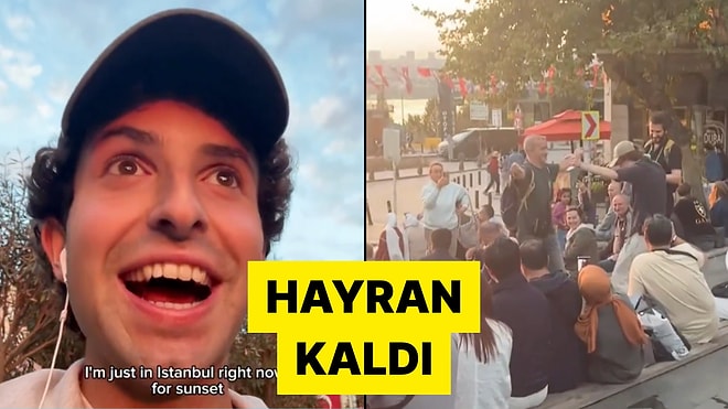 İstanbul'u Ziyaret Eden Kanadalı Fenomen Gördüğü Manzaraya Hayran Kaldı