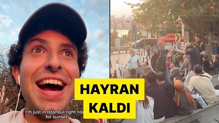 İstanbul'u Ziyaret Eden Kanadalı Fenomen Gördüğü Manzaraya Hayran Kaldı