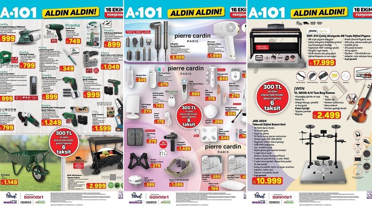 A101&apos;e Dijital Bateri Seti Geliyor! 16 Ekim 2025 A101 Aldın Aldın Kataloğu
