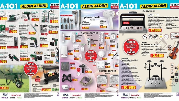 A101'e Dijital Bateri Seti Geliyor! 16 Ekim 2025 A101 Aldın Aldın Kataloğu