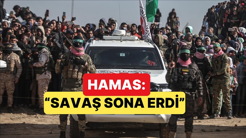 Hamas, ABD ve Arabulucu Ülkelerden Garanti Aldıklarını Söyleyerek "Savaş Sona Erdi" Dedi