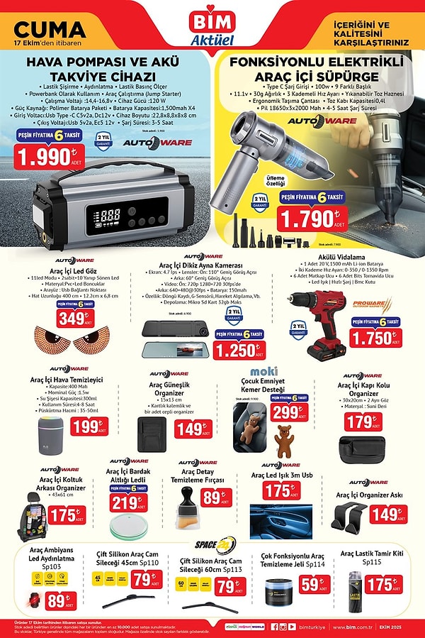 Hava Pompası ve Hava Takviye Cihazı 1.990 TL