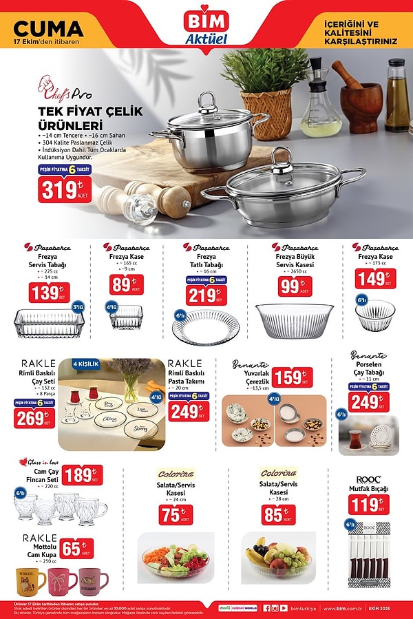 ChefPro Tek Fiyat Çelik Ürünler 319 TL