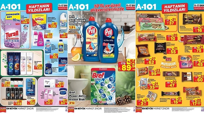 11 - 17 Ekim 2025 A101 Haftanın Yıldızları Kataloğu
