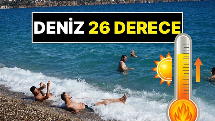 Kar Uyarıları Yapılırken O Kentte Sahiller Doldu Taştı! Sıcak Havanın Tadını Denize Girerek Çıkardılar