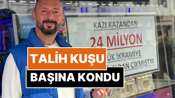 Talih Kuşu Başına Kondu! İnşaat İşçisi 300 Liraya Oynadığı Oyundan 24 Milyon Kazandı