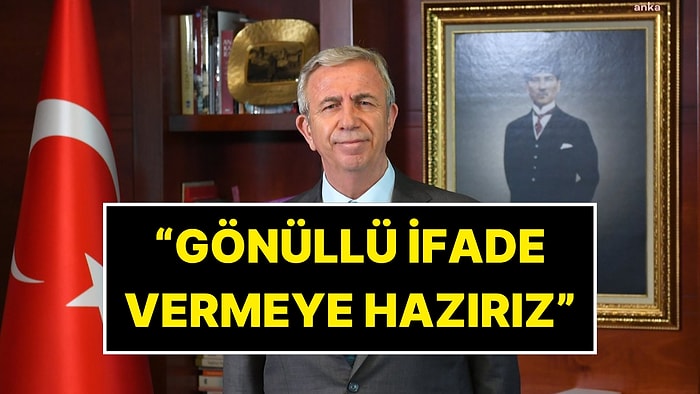 Mansur Yavaş'tan Başsavcılığın İstediği Soruşturma İznine İlk Yanıt