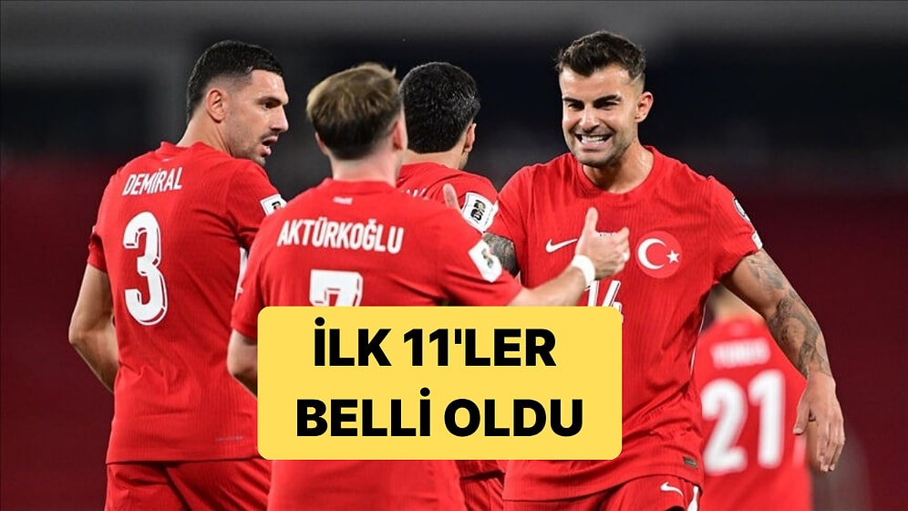 Bulgaristan-Türkiye Maçında İlk 11'ler Belli Oldu