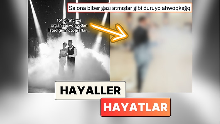 Bir Kadın Düğün Fotoğrafçısından İstediği Fotoğrafları ve Aldığı Fotoğrafları Karşılaştırdı