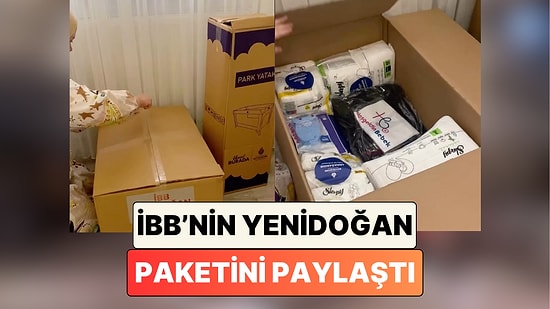 Bir Kadın İBB'nin Gönderdiği Yenidoğan Paketi'nin İçeriğini Paylaştı