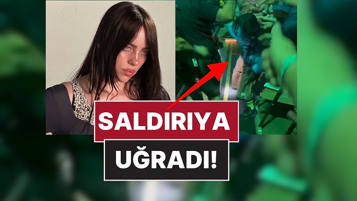 Kolundan Tutup Bariyere Çekti: Billie Eilish, Konserde Hayranının Saldırısına Uğradı!
