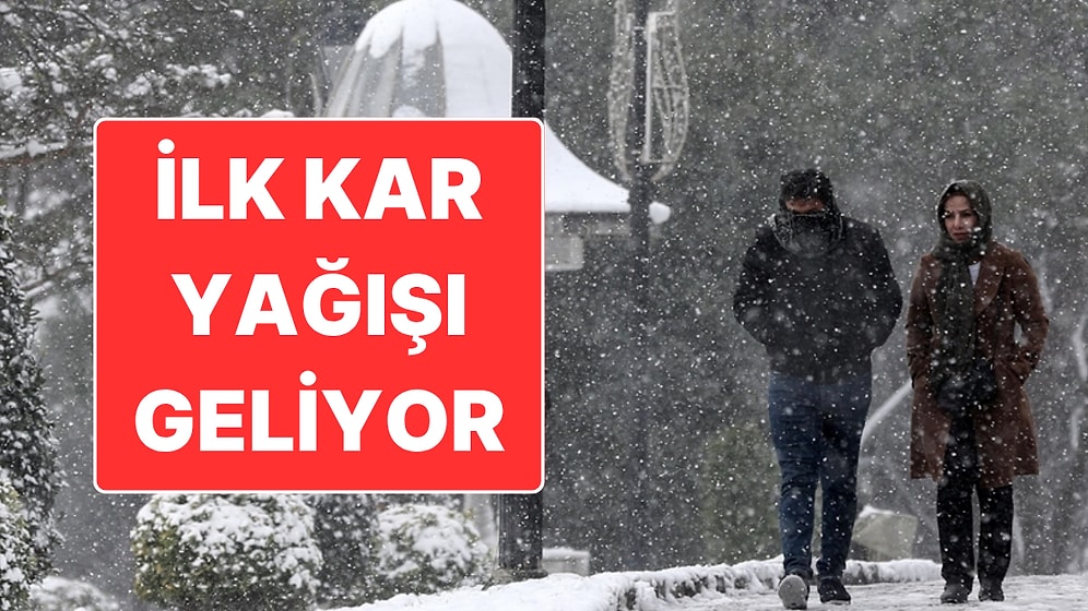 12 Ekim Hava Durumu: Mevsimin İlk Kar Yağışı Geliyor