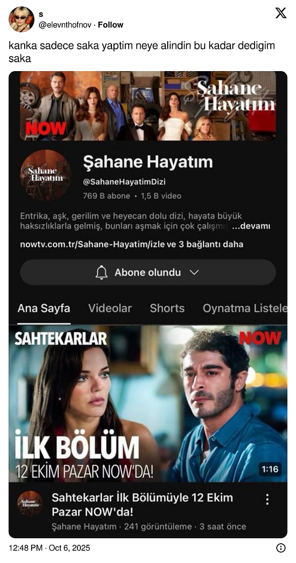 10. Küçük bir karışıklık olmuş diyelim.