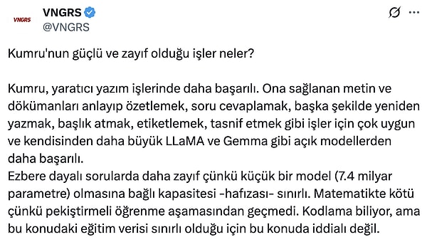 Kumru'nun Güçlü ve Zayıf Olduğu İşler Neler?