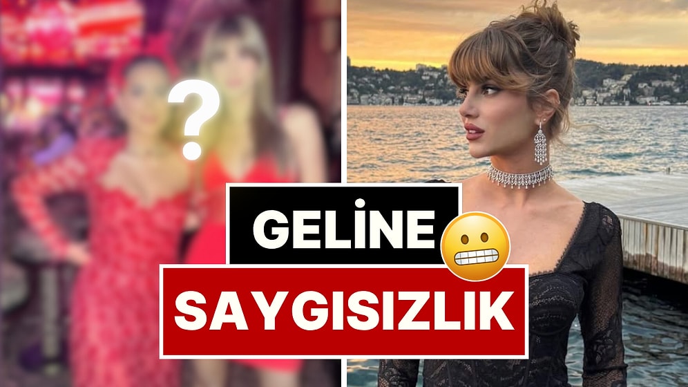 Elbise Kadıköy Pasajından mı? Kınaya Giden Nazlı Sabancı'nın Gelinmiş Gibi Kırmızı Giymesi Göze Fena Battı!