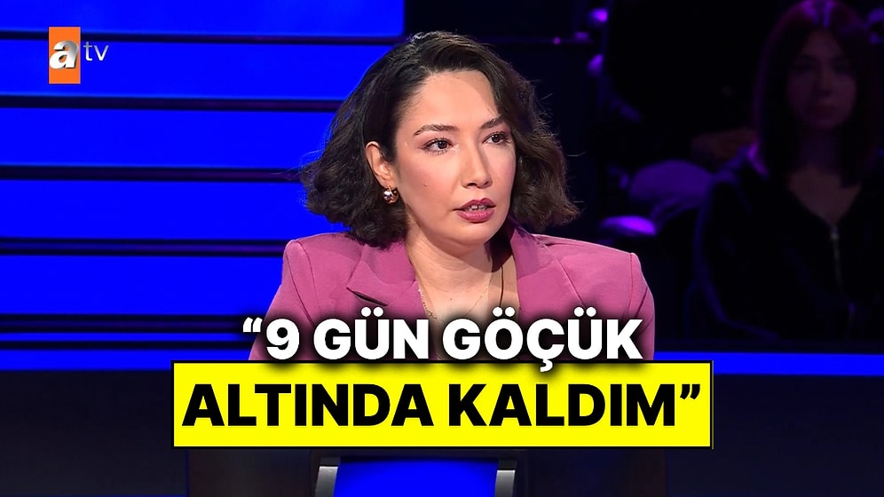 6 Şubat Depreminde 9 Gün Göçük Altında Bekleyen Depremzede Milyoner Yarışmasında Yaşadıklarını Anlattı