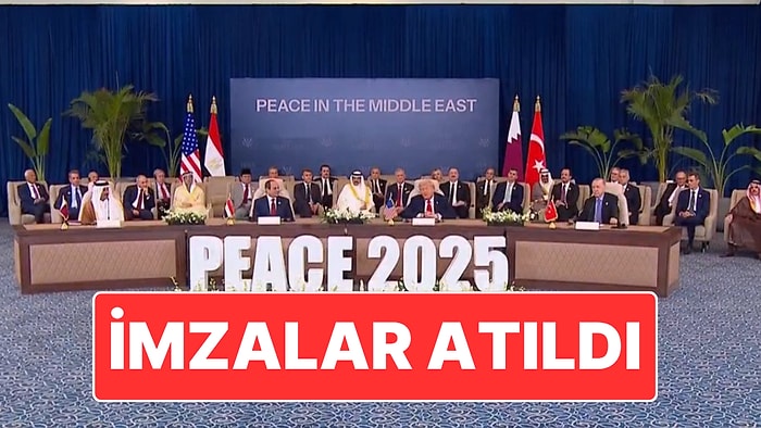 İmzalar Atıldı: Gazze İçin "Şarm el-Şeyh Barış Zirvesi" Düzenlendi