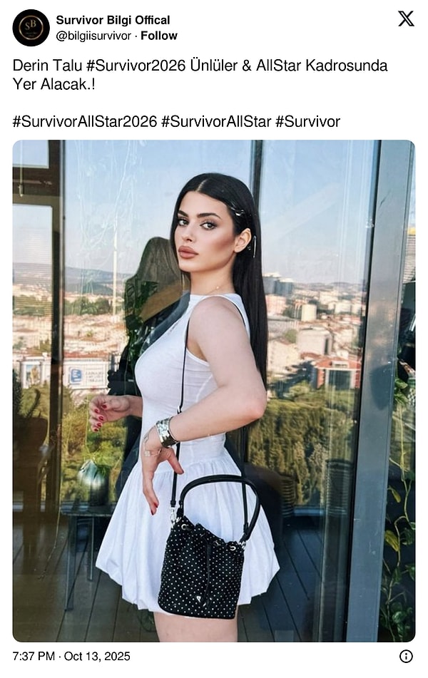 Hazırlıklar hız kesmeden devam ediyor: İddiaya göre, Derin Talu Survivor 2026'da yarışacak!
