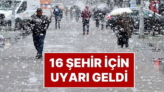 14 Ekim Salı Hava Durumu: Meteoroloji 16 İli Uyardı: Sağanak Yağmur ve Kar Yağışı Etkili Olacak