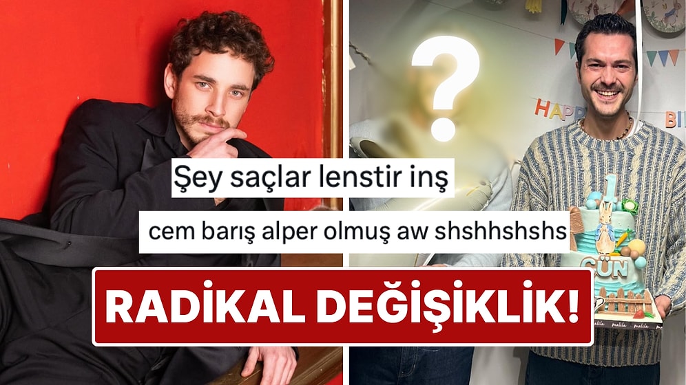 Alperen Duymaz'ın Oğlu Gün'ün Doğum Gününe Katılan Cem Yiğit Üzümoğlu İmaj Değişikliğiyle Dile Düştü!