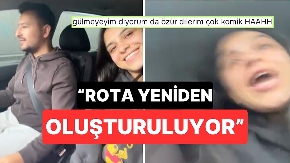 İzmit'e Giderken Aniden Kaza Yapan Çiftin Panik Anları Gündem Oldu