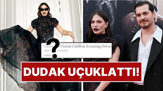 Eşref Rüya'nın Tanıtımı İçin Çağatay Ulusoy'la Cannes'a Giden Demet Özdemir'in Elbisesinin Fiyatı Şoke Etti!