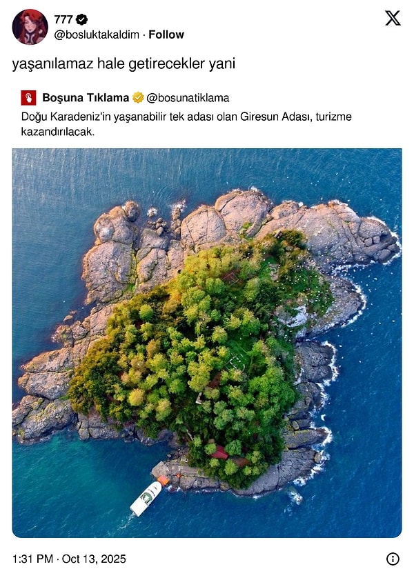 Buna Giresun paradoksu denir.